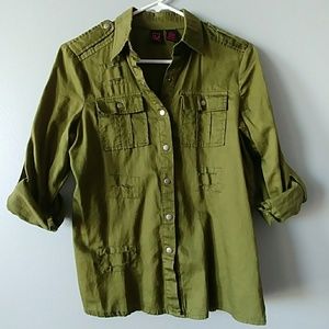 Olive Button Up